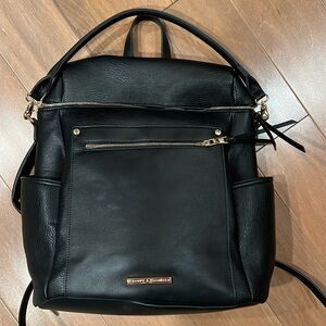 Poppy and peonies commuter backpack